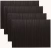 House Doctor placemat zwart set van 4(45 centimeter x 33 centimeter ) online kopen