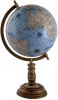 Clayre & Eef Wereldbol 22x37 cm Blauw Grijs Hout Ijzer Rond Globe online kopen