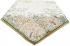 Clayre & Eef Tafelkleed 150x250 cm Beige Groen Katoen Rechthoek online kopen