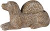 Clayre & Eef Onderzetters Voor Glazen Set Van 4 Hond 12x9x21 Cm Bruin Polyresin Onderlegger Bruin Onderlegger online kopen