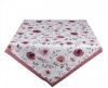 Clayre & Eef Tafelkleed 130x180 cm Wit Roze Katoen Rechthoek Rozen online kopen