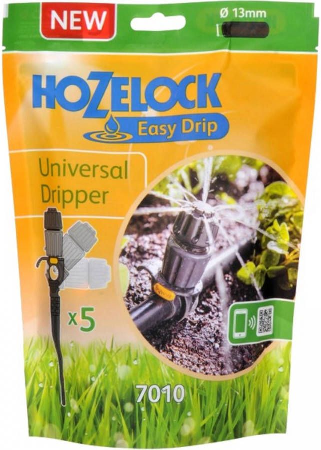Hozelock 7010 0000 Easy Drip universele sproeier (5st) Tafelkleedkopen.be