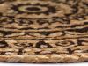 VidaXL Placemats 4 st rond 38 cm jute donkerbruin online kopen