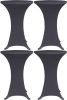 VidaXL Tafelhoes stretch 4 st 80 cm antraciet online kopen