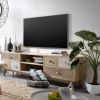 Kave Home Hoob massief mangohouten TV meubel met 6 laden, 160 x 51 online kopen