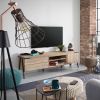 Kave Home Thinh TV meubelm 1 deur en 2 laden van massief acaciahout online kopen