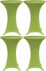 VidaXL Tafelhoes stretch 4 st 80 cm groen online kopen